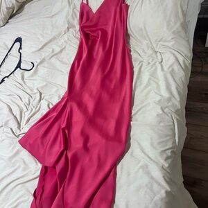 Nasty Gal Vibrant Pink Maxi Dress